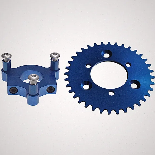 1.5" CNC Blue 36T Racing Sprocket Assembly Kit For 80cc Gas Motorised Bicycle