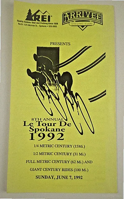 1992 Le Tour De Spokane WA Bike Race - B13