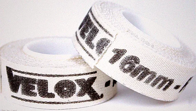 2-Rolls Velox 700c x 16mm Cloth Cotton Adhesive Road Bike Rim Strip Wheel Tape