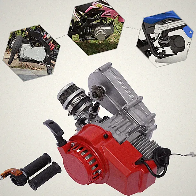 2 Stroke 49cc 47cc 50cc Racing Engine Motor For ATV Pocket/Quad/Small Dirt Bike