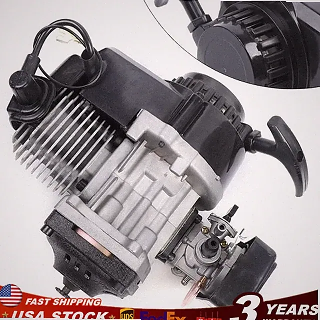 2 Stroke Racing Engine Motor 49cc For Bike Mini Pocket Quad Dirt Bike ATV