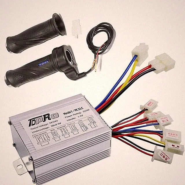 24V 350W Brush Electric Motor Controller Throttle for Racing Scooter ATV Quad US