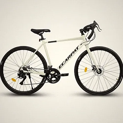 28320R 700C Road Bike, 16-Speed Outdoor Bike Disc Brakes, Light Weight Aluminum