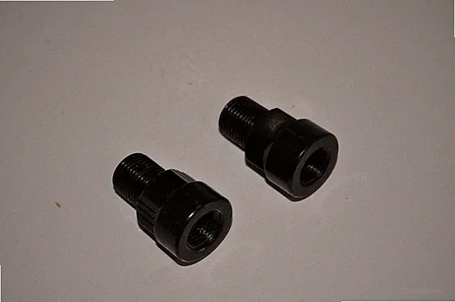 Bicycle Pedal ADAPTERS Converts Fits 9/16" Cranks to 1/2" Bike Pedals