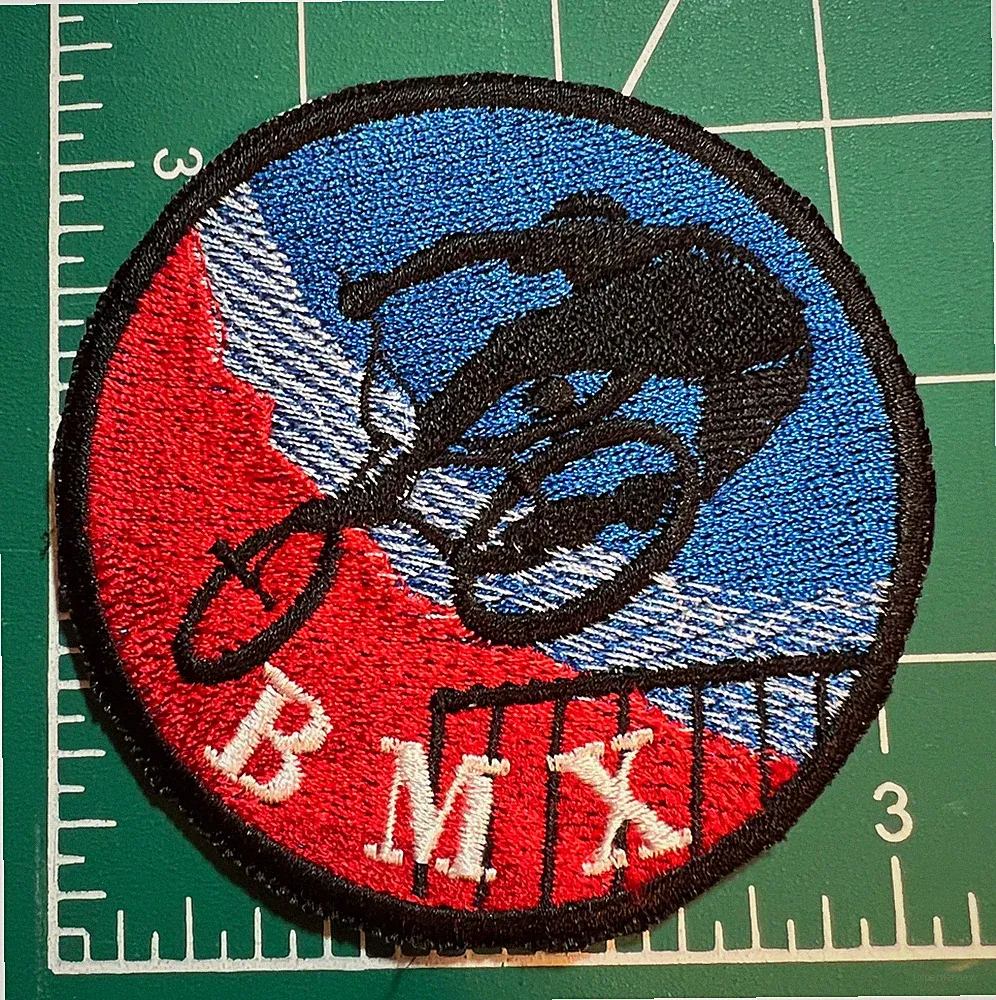 BMX Bicycle Iron On Patch