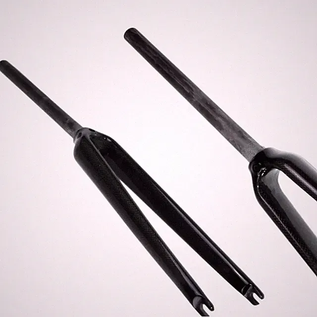 Carbon Fiber Racing Road Bike Front Fork 700C V Brake Dual Steerer Sizes