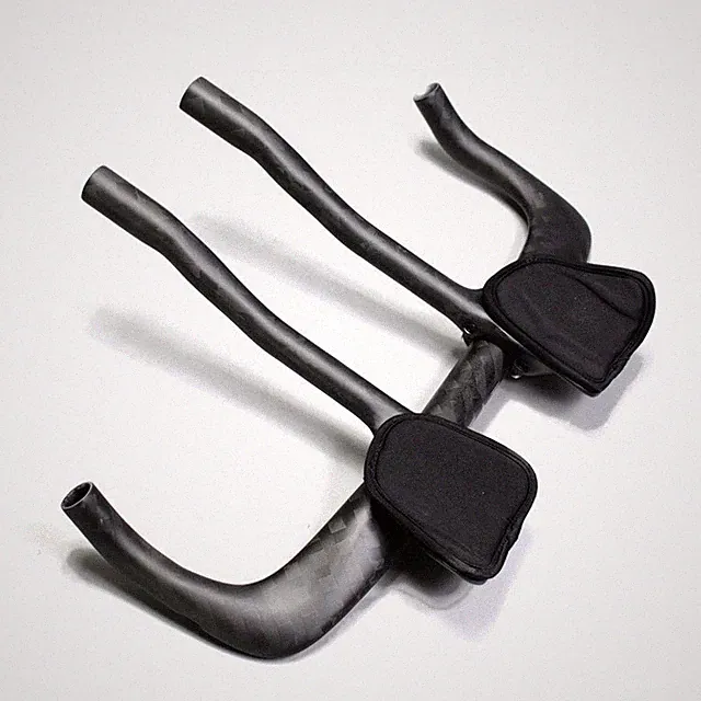 Carbon Fiber Road Bike TT Handlebar Triathlon Long Distance Race Rest Handlebars