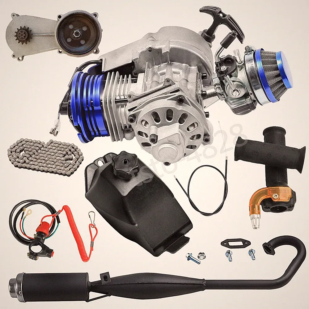 Complete 49cc 50cc Racing Engine Motor Kitfor Mini Pocket ATV Dirt Bike