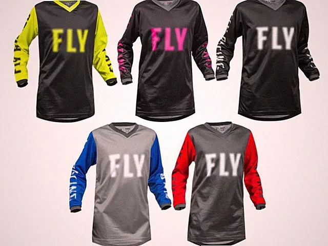 Fly Racing Youth F-16 Jersey Kids MX/ATV/MTB Offroad Dirt Bike Riding Shirt 2023