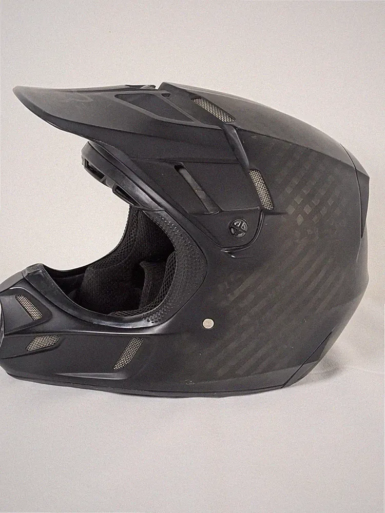 Fox Racing Carbon Fiber V4 Dirt Bike Motocross Helmet Size Large Snell - Pro
