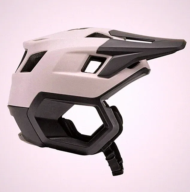 Fox Racing Dropframe MIPS Mountain Bike Helmet Size Medium Vintage White