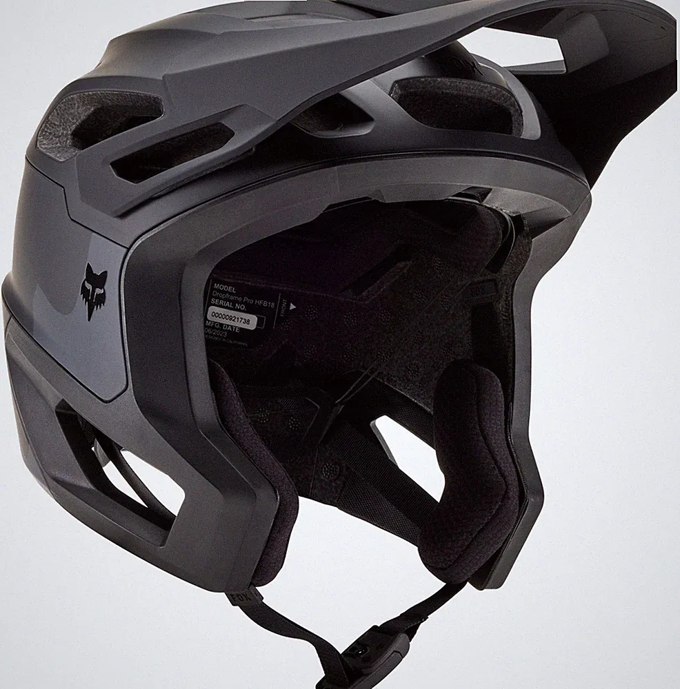 Fox Racing Dropframe Pro Runns MTB Mountain Bike Helmet Black Camo