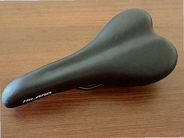 Hiland Bicycle Saddle Vader Black Bike Seat Racing Hybrid