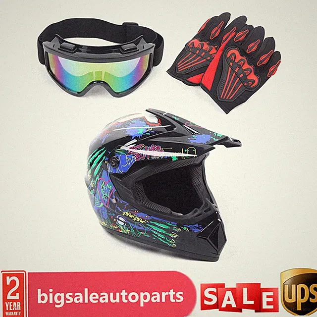 Motorcycle Dirt Bike Motocross Off Road Helmets , Unisex , Adult Racing Helmet