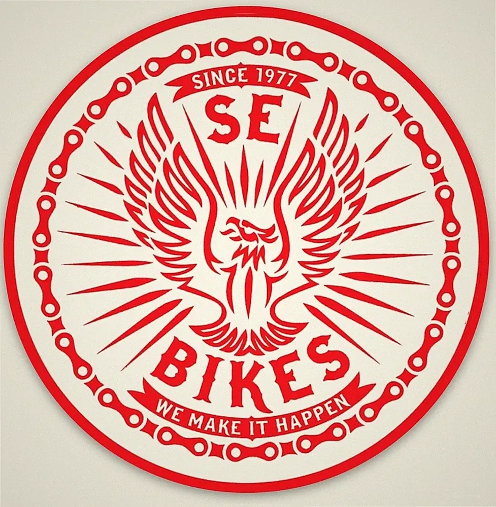 SE Racing Innovations BMX Bicycle Old School Racing Logo Vinyl Sticker Decal 2”