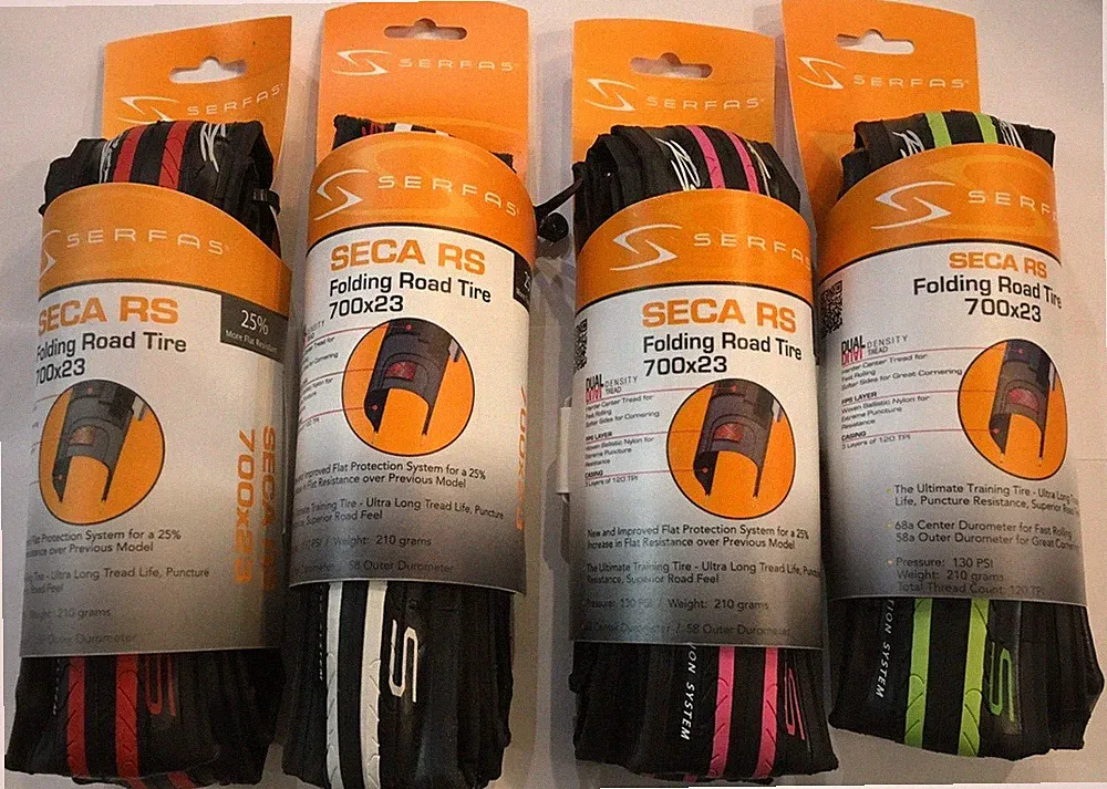 Serfas Seca RS 700x23 Folding Road Bicycle bike TIRE Flat Protection commuter